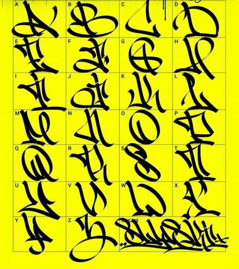 Easy Graffiti Lettering Alphabet, Handstyle Graffiti, Graffiti Alphabet Wildstyle, Fonts For Logos, Top Free Fonts, Graffiti Alphabet Styles, Easy Graffiti, Easy Graffiti Drawings, Graffiti Lettering Alphabet