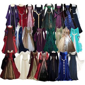 Bellas Doncellas Medievales: TIENDA MEDIEVAL MÉXICO DF. Vestidos Medieval, Narnia Dresses, Celtic Wedding Dress, Medieval Dresses, Medieval Costumes, Ancient Dress, Medieval Garb, Viking Dress, Royal Dresses