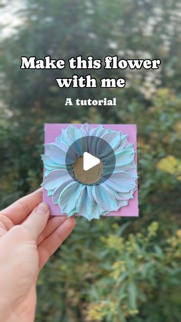 Textured Flower Art | Chinaya on Instagram: "New tutorial alert 🥰  My fave thing about this tutorial is the mix of colours in the paste to give the flower a bit more colour and difference in its finished look.  I hope you enjoy and give it a go ✨   P.s. I love seeing what you create so please tag me so I can let you know what an amazing job you’ve done �💕  #tutorial #guide #texturedart #artwork #floralart #wallart #painting #artist #art #texturedpainting" How To Do Clay Art, 3d Painting Tutorial, Textured Paste Art, Texture Art Flowers, Textured Art Flowers, Easy Texture Art, Textured Canvas Art Flowers, Floral Painting Tutorial, Textured Canvas Art Abstract