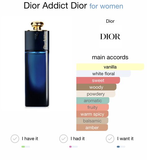 Dior Addict Perfume, Pampering Routine, Perfume Organization, Acne Skincare Routine, Fragrances Perfume Woman, Perfume Collection Fragrance, Vanilla Perfume, Dior Perfume, Perfume Scents