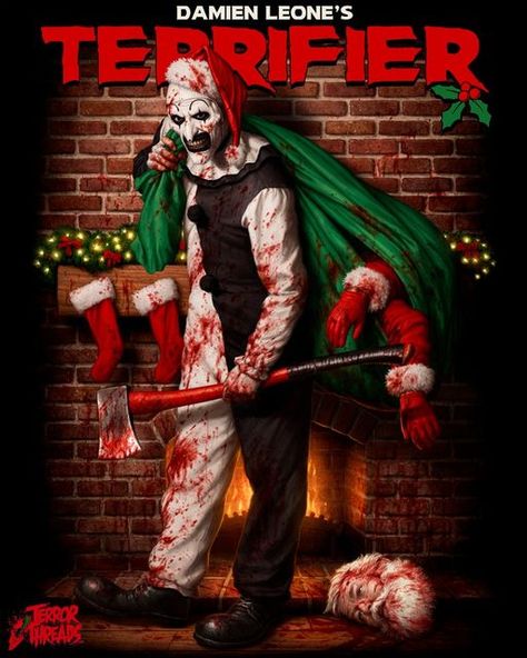 Terrifier 3 Wallpaper, Art The Clown Christmas, Terrifier 3 Santa, Horror Christmas Wallpaper, Art The Clown Santa, Art The Clown Terrifier Wallpaper, Terrifier Christmas, Terrifier Aesthetic, Art The Clown Wallpaper