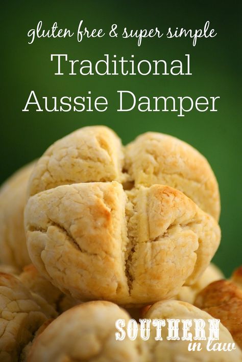 Gluten Free Damper Recipe - gluten free, egg free, clean eating friendly, Healthy Australian Recipes Campfire Bread, Damper Recipe, Australian Recipes, Healthy Camping Food, Aussie Food, Australia Food, Gluten Free Egg Free, Sans Gluten Sans Lactose, Australian Food