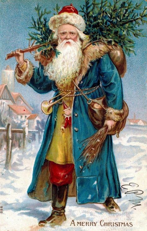 Christmas Crafts To Make And Sell, Images Noêl Vintages, Santa Klaus, Magic Reindeer Food, Victorian Santa, Christmas Crafts To Sell, Diy Christmas Ornaments Easy, Vintage Christmas Images, Christmas Crafts To Make