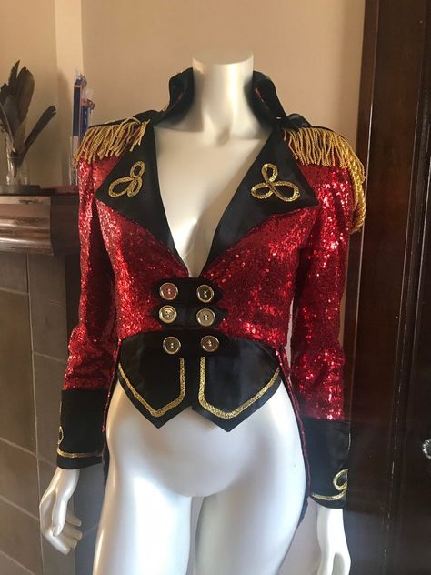 The Greatest Showman Costume PT Barnum Ringmaster Pt Barnum, Circus Ringmaster, Ringmaster Costume, Tail Coat, Circus Outfits, Burlesque Costumes, Circus Costume, Satin Noir, The Greatest Showman