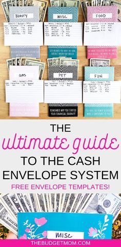 Envelope Budget System, Budget Mom, Cash Budget Envelopes, Budgeting System, Cash Budget, Cash Envelope System, Budget Envelopes, Money Saving Plan, Envelope System