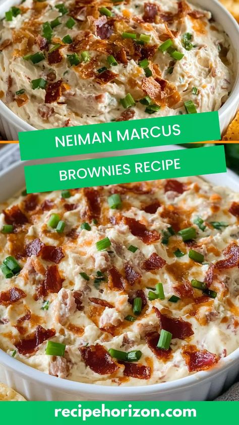 Neiman Marcus Million Dollar Dip Recipe – Recipe Horizon Million Dollar Dip Recipe, Neiman Marcus Dip, Million Dollar Dip, Mini Sweet Peppers, Creamy Dip, Crumbled Bacon, Food Pairings, Dip Recipe, Sliced Almonds