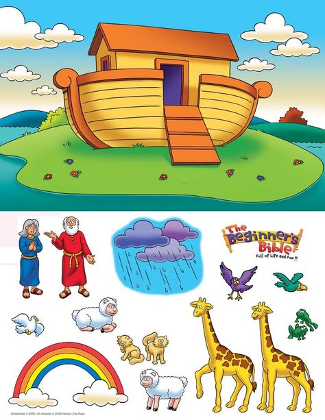 Noah's Ark Story, Noahs Ark Craft, Ark Craft, Noah's Ark Bible, Noah Ark, Sunday School Projects, Children's Church Crafts, Bible Story Crafts, Sunday School Kids