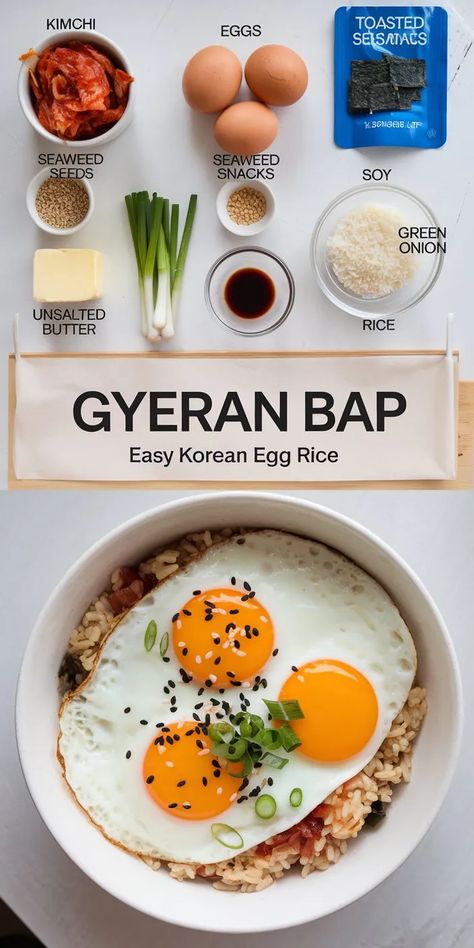 Delicious Korean Egg Rice Recipe – Gyeran Bap Made Easy