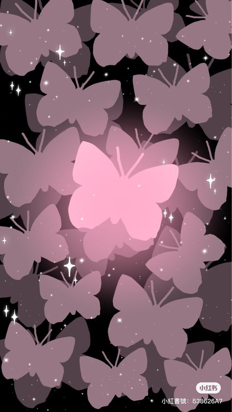 Pink Butterfly Wallpaper Backgrounds, Pink And Black Wallpaper Aesthetic, Pink Wallpaper Butterfly, Ipad Aesthetics, Pink And Black Wallpaper, Phone Things, Pink Wallpaper Backgrounds, Butterfly Wallpaper Backgrounds, Fotos Aesthetic