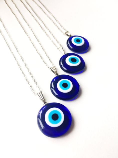 Bead Evil Eye, Glass Evil Eye, Turkish Evil Eye, Protection Necklace, Blue Evil Eye, Plastic Jewelry, Evil Eye Pendant, Evil Eye Charm, Evil Eye Necklace