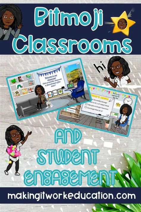 Increase student engagement with bitmoji classrooms and grab your Free Bitmoji Classroom Templates! Get Bitmoji virtual classroom ideas and learn quick tips and tricks for how you can use your bitmoji classroom in elementary, middle school, or high school classrooms! See examples of digital classrooms and digital libraries. Don't forget to grab your Freebie! #elementary #digitalclassroom #bitmojiclassroom #virtualclassroom #middleschool Virtual Classroom Ideas, Bitmoji Virtual Classroom, High School Classrooms, Bitmoji Classroom, Lab Ideas, Digital Education, Education Templates, Virtual Classroom, Virtual School