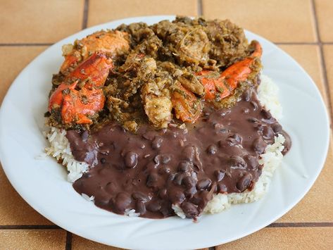 Haitian Legume Haitian Fried Fish, Haitian Legume Recipes, Haitian Food, Haitian Legume, Haitian Mushroom Rice, Haitian Food Legume, Haitian Pate Kode, Vegan Haitian Spaghetti, Haitian Fritay Recipe