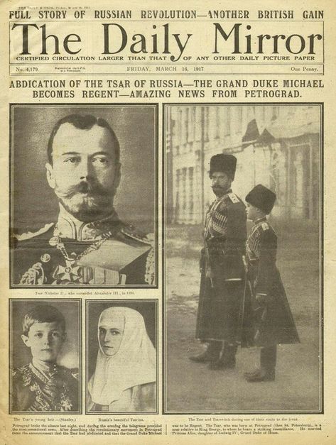 Imperial Romanov Dynasty — The Tsar, Tsaritsa, and Tsarevich gracing the... Léon Trotsky, Russian Revolution 1917, Alexei Romanov, Russian Revolution, Romanov Dynasty, Tsar Nicholas Ii, Tsar Nicholas, Russian History, Journey To The West