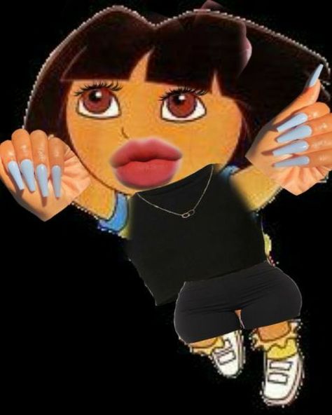 Dora superficial Dora Pictures, Dora Memes, Dora Funny, Goofy Pictures, Funny Profile, Dora The Explorer, Funny Profile Pictures, The Rock, Being Ugly