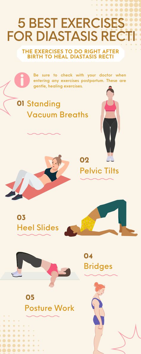 The 5 Best Diastasis Recti Exercises To Repair Mommy Tummy – milkdust Repair Diastasis Recti, Mom Pooch Workout Diastasis Recti, Postpartum Workout Diastasis Recti, How To Heal Diastasis Recti, Diastis Recti, Mommy Tummy Workout, Postnatal Exercises, Exercises For Diastasis Recti, Postpartum Abs