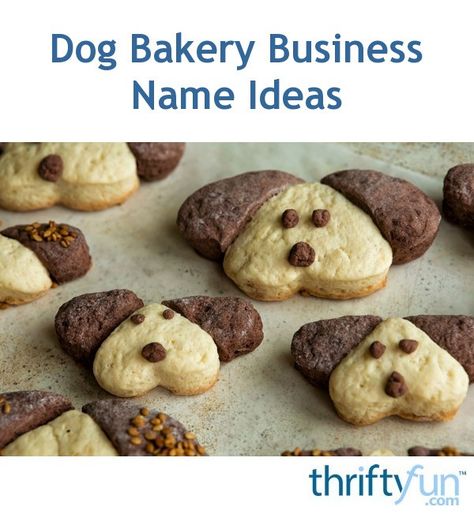 A bakery for dog treats and biscuits is a great niche market in many communities. Pick a name that will be memorable for your customers. This guide contains dog bakery business name ideas. Dog Cookie Business, Diva Dog Bakery, Pet Bakery Logo, Dog Bakery Name Ideas, Dog Treat Business Name Ideas, Dog Treat Business Names, Dog Bakery Ideas, Dog Bakery Logo, Dog Bakery Business