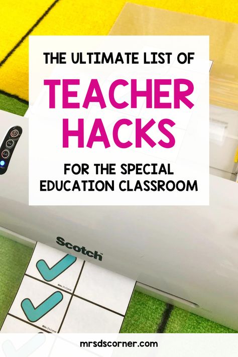 Teacher Paper Organization, Special Education Resource Classroom, Teachers Hacks, Elementary Special Education Classroom, Teaching Hacks, Classroom Library Organization, Do Your Job, Classroom Hacks, Special Education Elementary