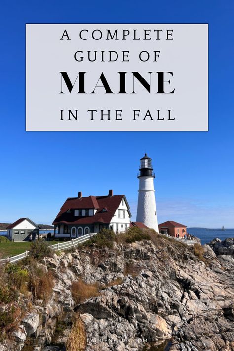 A First timers Guide of Maine In The Fall | Lauren Erro Maine In The Fall, Rockland Maine, Visit Maine, Boothbay Harbor, Maine Vacation, Fall Vacations, Maine Travel, New England Style, Old Port