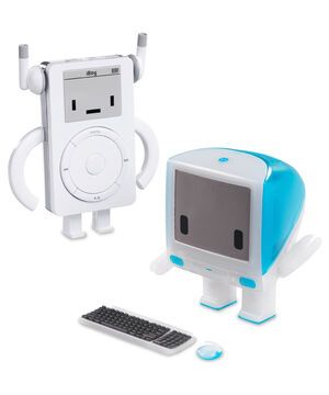 Super cute, retro-tech-inspired desk decor. Cute Objects Aesthetic, Cute Technology, Objects Aesthetic, Cute Objects, Macintosh Computer, Desk Gadgets, Amazing Gumball, Cute Desk Accessories, Retro Tech