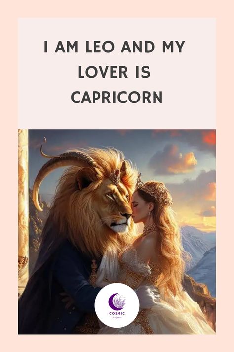 Tap into the intense passion of a Leo-Capricorn relationship, where fiery creativity meets grounded ambition, but will their differences tear them apart? Leo And Capricorn Relationships, Leo And Capricorn Friendship, Leo And Capricorn, Capricorn Lover, Gemini Relationship, Capricorn Relationships, Pisces And Leo, Capricorn Leo, Pisces And Taurus