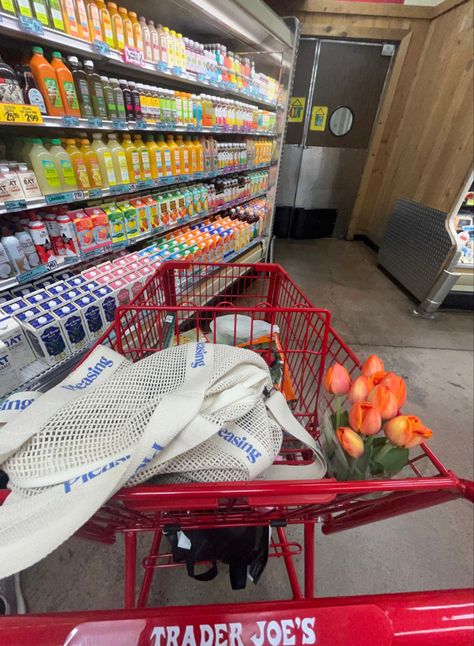 Trader Joe’s Bag Aesthetic, Trader Joe Aesthetic, Retail Worker Aesthetic, Trader Joes Aesthetic, Weekly Aesthetic, Dream Routine, Spotify Pinterest, Season Change, Shopping Aesthetic