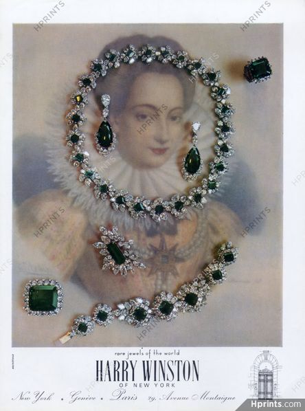 Harry Winston Jewelry, Jewellery Advertising, Art Deco Jewelry Vintage, High Fashion Jewelry, Jewelry Ads, Diamond Jewel, Harry Winston, Royal Jewels, Jewelry Images