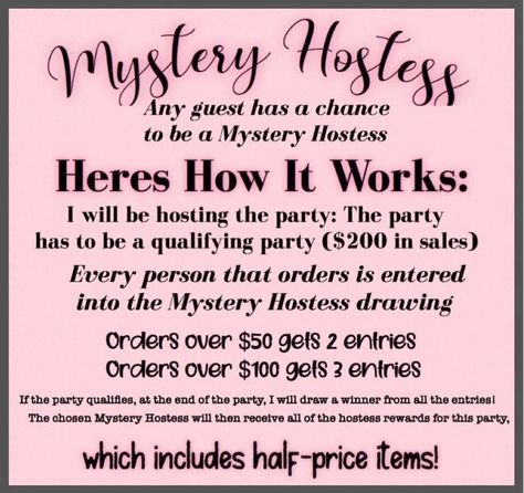 Mary Kay Hostess Rewards, Mary Kay Party Games, Mary Kay Online Party, Mary Kay Games, Mary Kay Hostess, Tastefully Simple Consultant, Mary Kay Printables, Mary Kay Inspiration, Mystery Hostess