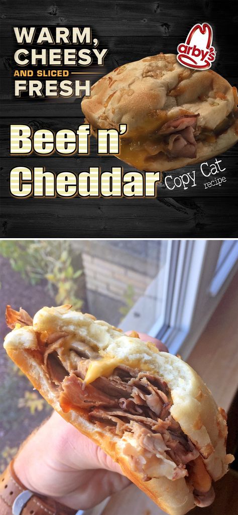 Just like Arby's Beef and Cheddar sandwich. Beef And Cheddar Sandwich, Roast Beef Lunch, Arbys Beef And Cheddar, Cheddar Sandwich, Beef And Cheddar, Roast Beef And Cheddar, Roast Beef Sandwich, Picnic Sandwiches, Croissant Sandwich