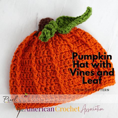 Infant Pumpkin Hat Crochet Pattern, Crochet Pumpkin Hat Baby, Crochet Pumpkin Hat Free Pattern, Pumpkin Hat Crochet, Pumpkin Hats, Pumpkin Hat Pattern, Baby Pumpkin Hat, Crochet Pumpkin Hat, Pumpkin Vine