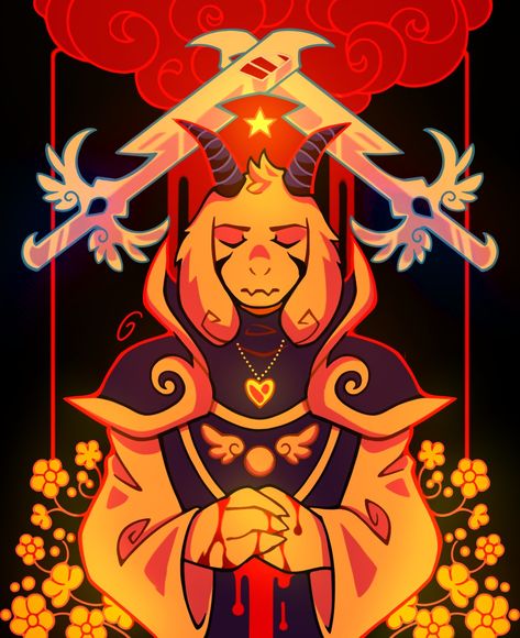 God Of Hyperdeath, Asriel Dreemurr, Toby Fox, Undertale Drawings, Undertale Art, Undertale Fanart, Undertale Au, Indie Games, Art Inspiration Drawing