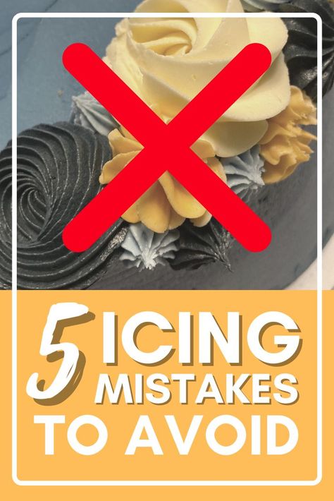 When first learning to decorate cakes, people often start with buttercream icing. While buttercream is easier to make and practice with, there are some not-so-obvious pitfalls to avoid. In this video, I help occasional bakers and cake decorating novices by sharing my top five icing mistakes to avoid. Buttercream Icing Techniques, Cake Decorating Beginners, Cake Decorating Flowers, Icing Techniques, Patterned Cake, Butter Icing, Best Butter, Decorator Icing, Cake Decorating Videos