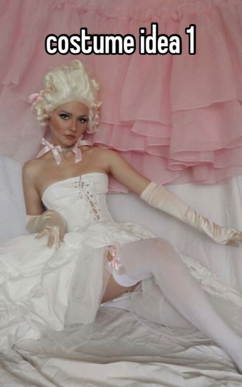 French Costume Ideas, Coquette Costumes, Coquette Halloween Costume, Marie Antoinette Halloween Costume, Marie Antoinette Costume Halloween, French Costume, Coquette Halloween, Coquette Girl, Halloween 2022