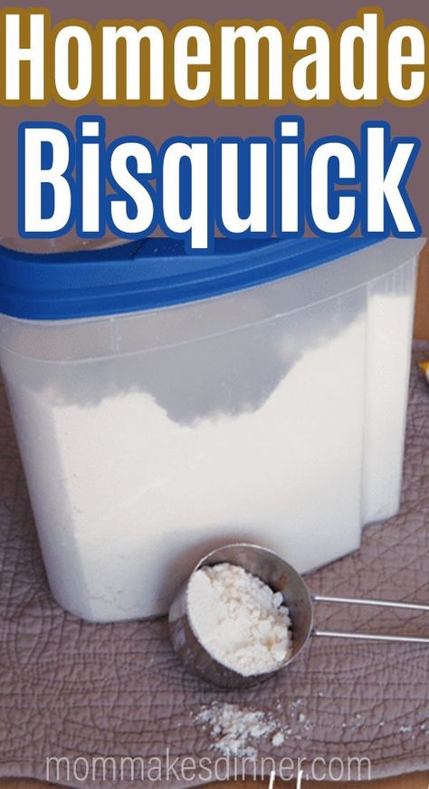 Make Your Own Bisquick, Homemade Bisquick, Bisquick Recipes, Homemade Seasonings, Mouthwatering Recipes, Baking Mix, Cat Recipes, Family Food, Spice Mixes