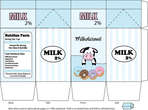 Milk Paper Craft, Papel Duck, Craft Paper Wrapping, Paper Dolls Diy, Hello Kitty Crafts, Paper Toys Template, Diy Doll Miniatures, Milk Box, Anime Drawing Books