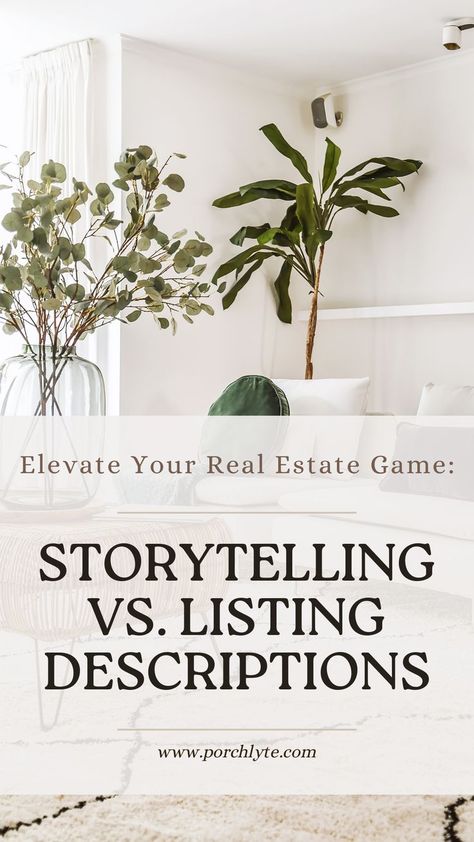 As a real estate agent in a very digital era, you’re faced with the task of crafting messages that not only inform but also engage. When it comes to writing a listing description versus weaving a story on social media, each avenue offers distinct benefits. Let’s dive into the distinction between these two approaches and uncover why storytelling on social media is your golden ticket to success. Real Estate Words, Real Estate Social Media, Golden Ticket, Real Estate Marketing, Estate Agent, Real Estate Agent, Storytelling, Real Estate, Product Description