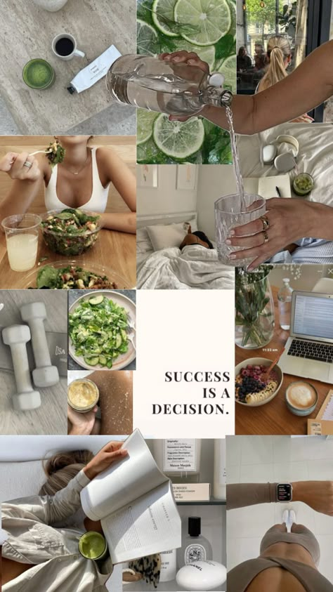 Health Collage, I Am Gorgeous, Weekend Routine, Fitness Vision Board, Clean Lifestyle, Best Version Of Myself, Manifesting Vision Board, Dream Vision Board, Healthy Motivation