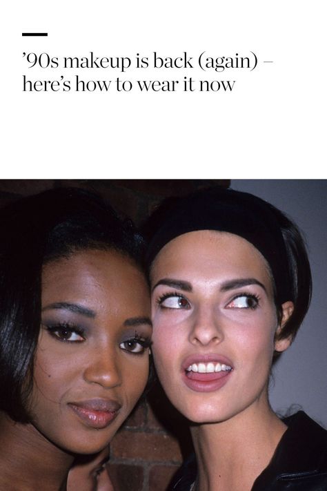 Makeup artist PATI DUBROFF explains how to make our favorite ’90s looks work for the new season, from modernized brows to the ultimate lined lip. By AVA WELSING-KITCHER Classic 90s Makeup, 90s Casual Makeup, 90s Brown Makeup, 90s Lip Makeup, Casual Work Makeup, Kevyn Aucoin Makeup Looks 90s, Frazzled English Woman Makeup, 00s Makeup Looks, 90s Natural Makeup