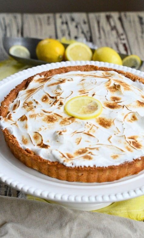 Sugar-Free Lemon Pie (Keto, Gluten-Free) - Sweet As Honey Sugar Free Lemon Pie, Keto Lemon Pie, Low Carb Low Sugar Desserts, Lemon Curd Pie, Healthy Pie Crust, Sugar Free Lemon Curd, Coconut Flour Pie Crust, Healthy Pies, Low Sugar Desserts