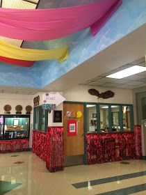 Red Ribbon Decorating Ideas, Red Ribbon Week Decorations, Red Ribbon Week Decorations Schools, Red Ribbon Week Ideas, Large Lollipops, Texas Girls, Pta Ideas, Red Ribbon Week, Elementary School Counseling