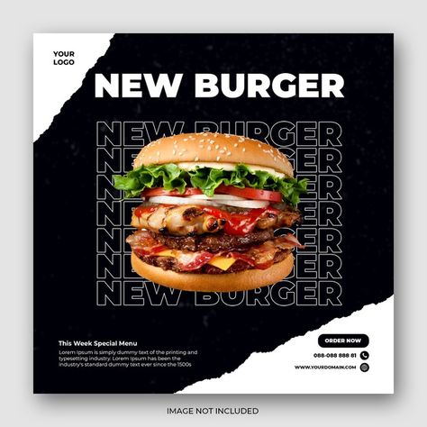 Food Social Media, Flyers Design, Food Banner, Instagram Banner, Social Media Advertising Design, Food Branding, Food Menu Design, Graphic Design Ads, Food Graphic Design