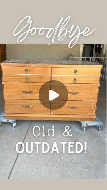 Olive Street Designs ~ Furniture Refinishing on Instagram: "This old and outdated Bassett Dresser is about to become a dark and moody beauty!   I had a vision to do a piece in a scheme like this and finally located the right dresser to make it happen.   I mixed paint and created this dark charcoal, almost black color, added long black pulls, black feet and a concrete print drawer liner.   If you want the custom formula and links to all products used, comment “CHARCOAL” and I will send you all the info.   ♥️ Be sure to FOLLOW Olive Street Designs for more refinishing videos and helpful tips!   #FurnitureTransformation #FurnitureMakeovers #CreativeHome #DIYHomeDecor #UpcycledLiving #HandmadeFurniture #CraftedSpaces #HomeStyleUpgrade #refinishedfurniture #furniturerefinishing #vintagefurnitur Orange Dresser, Serpentine Dresser, Dresser Flips, Diy Furniture Flip, Dresser Refinish, Apothecary Style, Dresser Redo, Style Dresser, Diy Dresser Makeover