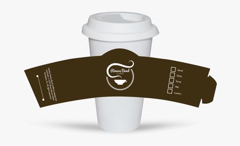 Coffee Cup Sleeve Template, Coffee Cup Sleeve Design, Cup Sleeve Template, Cup Sleeve Design, Coffee Sleeve Design, Sleeve Template, Coffee Cup Template, Edible Cups, Luxury Packaging Design