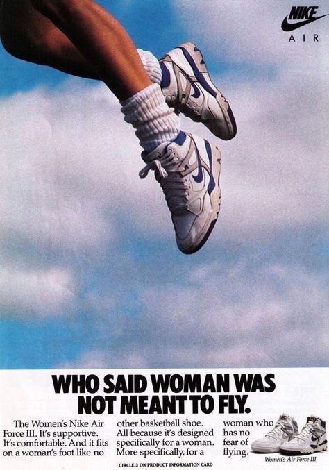 80s Aesthetic Poster Prints, Vintage Adidas Aesthetic, Old Nike Ads, Retro Nike Poster, 90s Advertisements, Iconic Ads, Jordan Poster, Nike Poster, Nike Ad