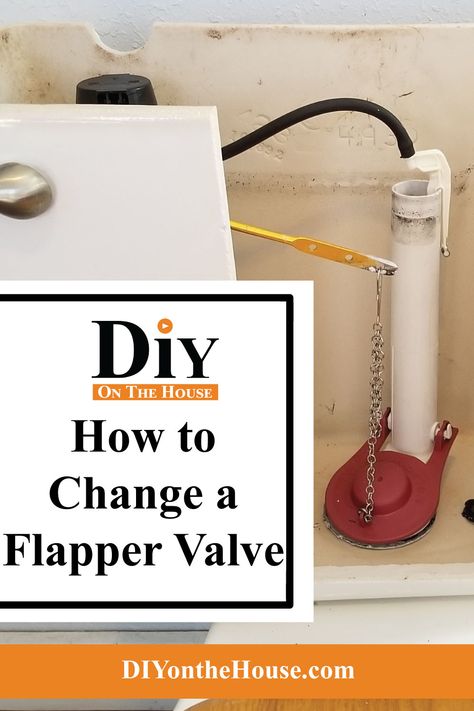 A toilet flapper can be one of the easiest repairs on a toilet to replace to stop it from occasionally turning on or constantly running.  #diyonthehouse  #toiletrunning  #flappervalve Toilet Flapper Repair, Boho Outdoor Space, Leaking Toilet, Boho Outdoor, New Toilet, Diy Tips, Home Repairs, Stop It, Diy Bathroom