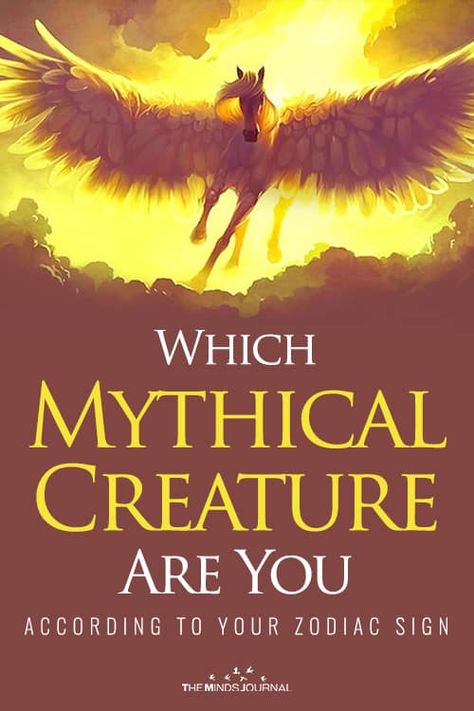 Which Mythical Creature Are You Based On Your Zodiac Sign Aires Zodiac, Mystical Creatures Mythology, Zodiac Signs Elements, Mythological Creature, Understanding Emotions, Mythical Creatures Fantasy, Mystical Animals, Astrology And Horoscopes, The Zodiac Signs