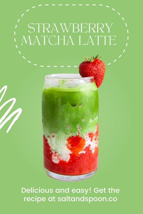 Watermelon Matcha, Green Tea Lemonade Recipe, Strawberry Green Tea, Strawberry Matcha Latte, Cafe Corner, Matcha Strawberry, Menu Coffee, Matcha Tea Latte, Iced Chai Tea Latte