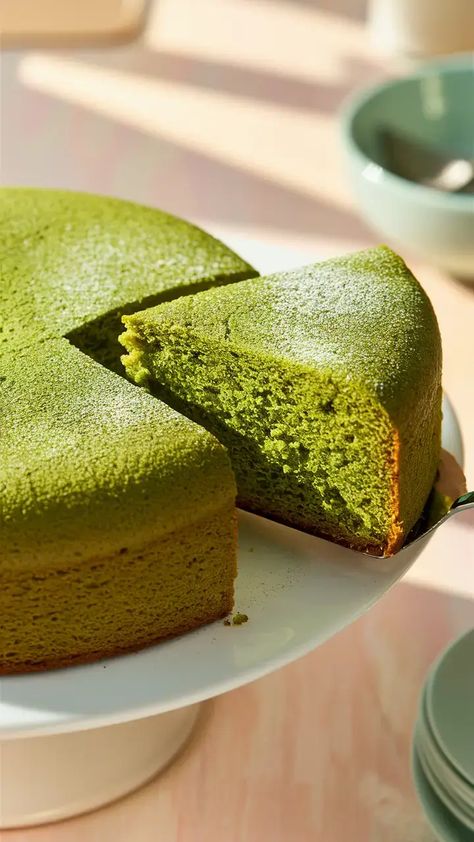 Matcha Green Tea Cake Recipe – Easy Baking Easy Yummy Recipes, Tea Cake Recipe, Dessert Pasta, Green Tea Cake, Matcha Dessert, Matcha Cake, Tea Cakes Recipes, Matcha Benefits, Matcha Recipe