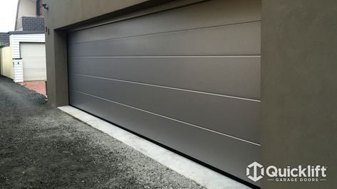 4Ddoors Sectional Garage Doors | Quicklift Garage Doors Sliding Garage Doors, Sectional Garage Doors, Garage Door Styles, Safe Door, Garage Door Design, Roller Doors, Concealed Hinges, Hobby Room, Best Insulation