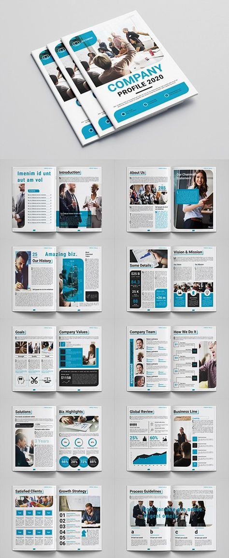 Business Profile Templates Free, Handbook Design Layout, Booklets Ideas, Company Profile Design Templates Free, Company Profile Design Layout, Booklet Design Layout, Profile Layout, Company Profile Design Templates, Company Magazine