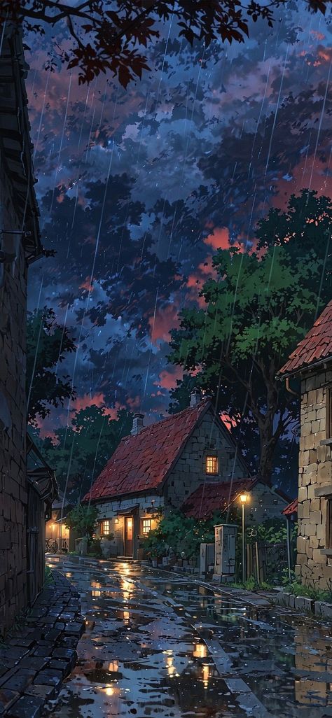 Best Wallpaper For Mobile, Rainy Wallpaper, Dreamy Artwork, Witchy Wallpaper, View Wallpaper, Pretty Images, Game Concept Art, Beautiful Locations Nature, Cool Wallpapers Art